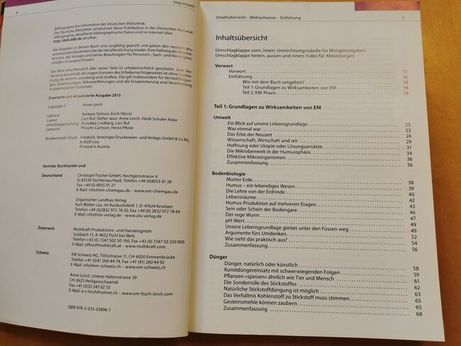 EM Eine Chance Für Unsere Erde – Effektive Mikroorganismen. Wirkungsweise und Praxis, Lorch, Anne, Mandy, Books, Camburg, Image 3