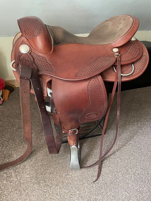Endurance saddle, Western saddler, Karen Denton , Western Saddle, Southampton