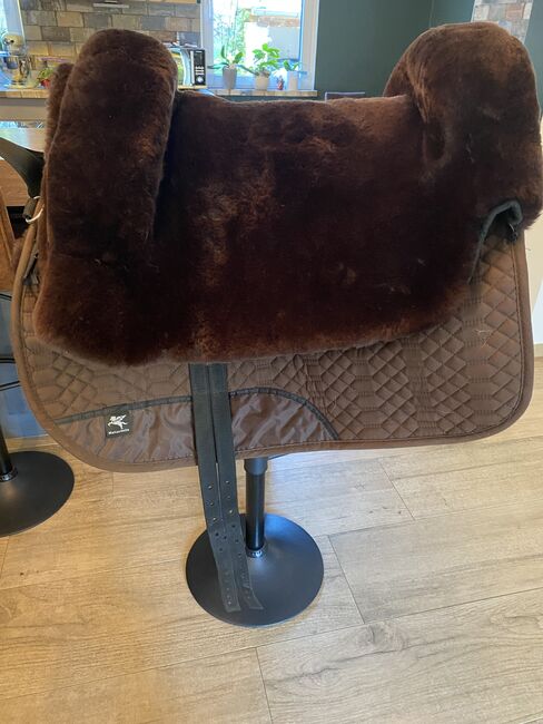 Engel Echtfell Sattel Ibero 3 Western #neuwertig#, Engel Ibero R 3, Christin Stehlmann, Lambskin Pad, Graitschen , Image 5
