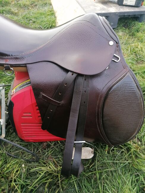 Englisch Sattel 17 Zoll, Jassi , Jumping Saddle, Gnoien, Image 6