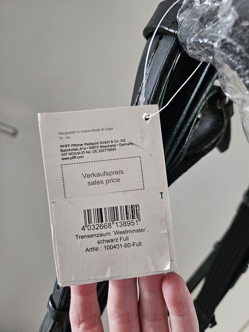 Englisches Zaumzeug, Pfiff Basicline, Leidinger andreas, Bridles & Headstalls, Peuerbach, Image 2