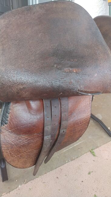 English Buffalo Leather Polo Saddle, Carolyn Thow, Other Saddle, Alvarado, Image 3