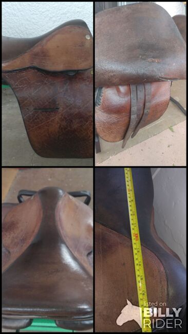 English Buffalo Leather Polo Saddle, Carolyn Thow, Other Saddle, Alvarado, Image 9