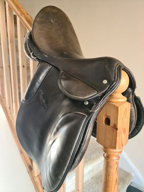 English GP leather saddle, Frank Hastilow , Kara Swann , Vielseitigkeitssattel (VS), Portland