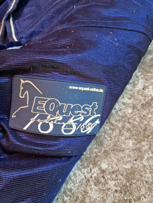 Equest fliegendecke 145cm blau, Equest Fliegendecke , K. Werner, Horse Blankets, Sheets & Coolers, Westerwalsede, Image 4
