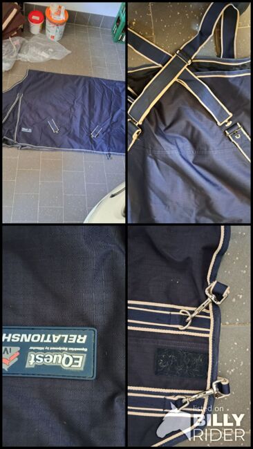 EQUEST Winterdecke dunkelblau 155cm 100g, Equest, Jana, Horse Blankets, Sheets & Coolers, Wittlich, Image 5