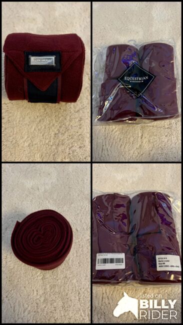 Equestrian Stockholm Fleecebandagen Full, Equestrian Stockholm Merlot Crystal, Lara Weber , Horse Bandages & Wraps, Andernach, Image 5