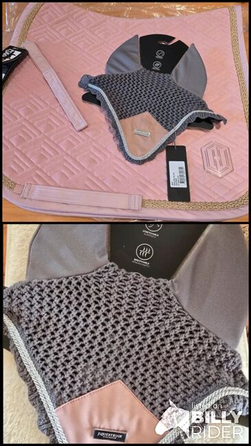 Equestrian Stockholm Fliegenhaube Pony Dusty pink, Equestrian Stockholm, Pferdi, Fly & Insect Control, Ponitz, Image 3