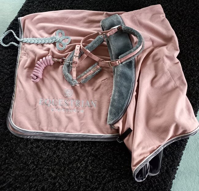 ⭐️Equestrian Stockholm/NEU Set Decke + Halfter⭐️, Equestrian Stockholm , Familie Rose, Horse Blankets, Sheets & Coolers, Wrestedt