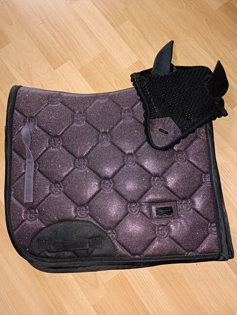 Equestrian Stockholm Purple Glimmer Set, Equestrian Stockholm Purple Glimmer, Jp, Dressage Pads, Holzminden