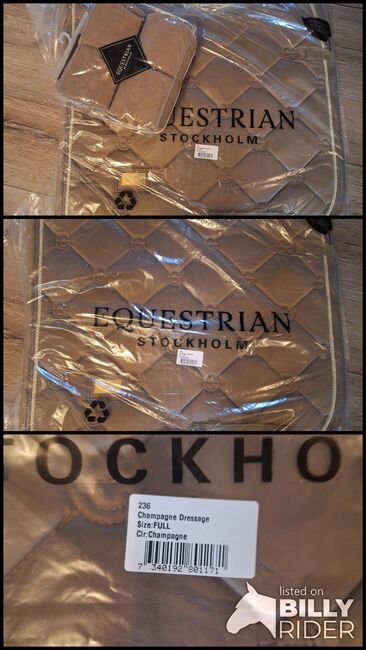 Equestrian Stockholm Schabracke mit Bandagen, Equestrian Stockholm , ADN, Dressage Pads, Duisburg, Image 4