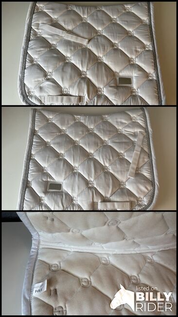 Equestrian Stockholm Schabracke weiß, Equestrian Stockholm, Lisa, Dressage Pads, Bestwig, Image 4