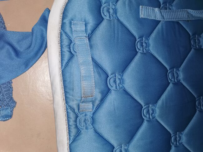 Equestrian Stockholm Set * Parisian Blue * Schabracke DR FULL & Fliegenhaube & Gamaschen S+M, Equestrian Stockholm , Selina M. , Dressage Pads, Rödermark, Image 7