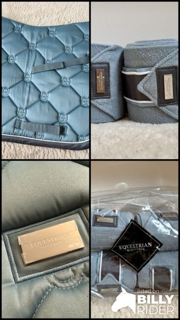 Equestrian Stockholm Steel Blue Set, Equestrian Stockholm  Steel blue, Lara Weber , Dressage Pads, Andernach, Image 11