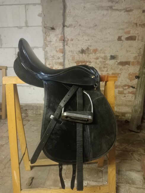 Equi Bette VS Sattel schwarz, 16 Zoll (inkl. Steigbügel und Steigbügelriemen), Equi Bette Saddelery, Josi, All Purpose Saddle, Oderaue, Image 10