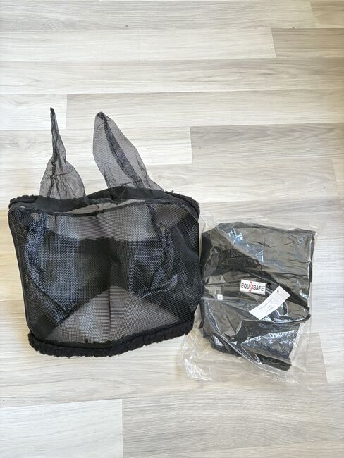 Equi Safe Fliegenmaske Gr. M neu 2 Stück schwarz, Equi Safe , Franzi, Fliegenschutz, Korbach 