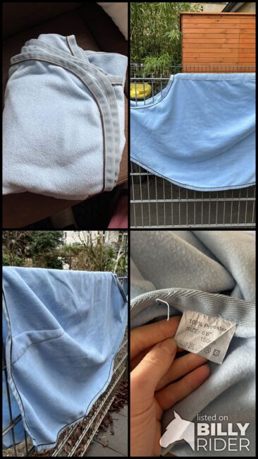 Equi-Theme Abschwitzdecke mit Sattelausschnitt babyblau 150cm, Equi-Theme, Rahel, Horse Blankets, Sheets & Coolers, Köln, Image 7