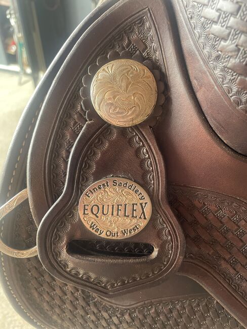 Equiflex westernsattel von way out west, Equiflex von way out west 67‘er Sattelbaum , Annette , Western Saddle, Mauerstetten, Image 6