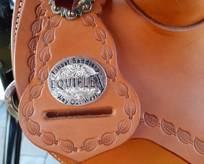 Equiflex Westernsattel - NEUWERTIG, Way Out West / Equiflex Isi, N. Bock, Western Saddle, Buchdorf, Image 6