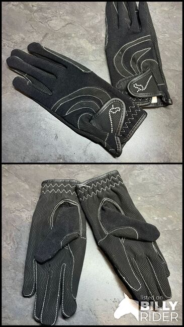 Equileisure Diamante Riding Gloves, Meghan, Riding Gloves, Cape town, Image 3