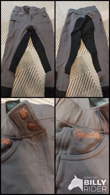Equilibre Reithose Grau, Equilibre, Gianna-Cina Schäfer , Breeches & Jodhpurs, Losheim am See, Image 6