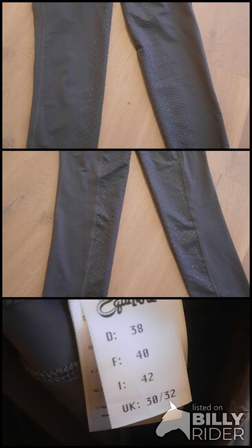 Reitleggins Equilibre Gr 38 in grau-grün, Equilibre, Kirsten , Breeches & Jodhpurs, Wiesbaden, Image 4