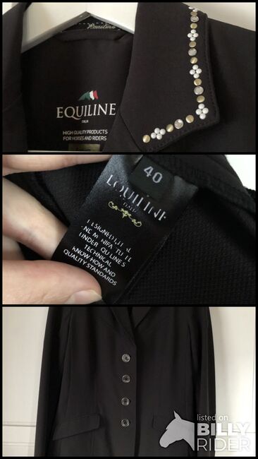 Equiline Damenjacket in schwarz, Equiline, Natalie Nolte, Turnierbekleidung, Meerdorf, Abbildung 4