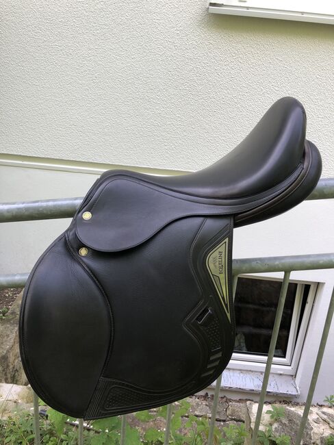 Equiline Dynamic Springsattel 17 Zoll schwarz, Equiline Dynamic, Louisa Neglein, Jumping Saddle, Bad Homburg , Image 3