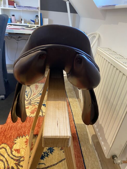 Springsattel Equiline EQ1 braun, Kopfeisen tauschbar, Equiline  EQ1, Daniela Grode , Jumping Saddle, Altenberge , Image 7