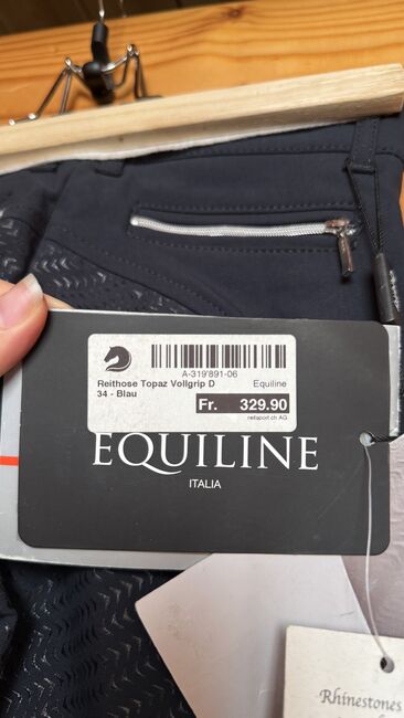 Equiline Reithose Topaz Vollgrip, Equiline Reithose Topaz, Aaliyah, Breeches & Jodhpurs, Ohmstal, Image 2