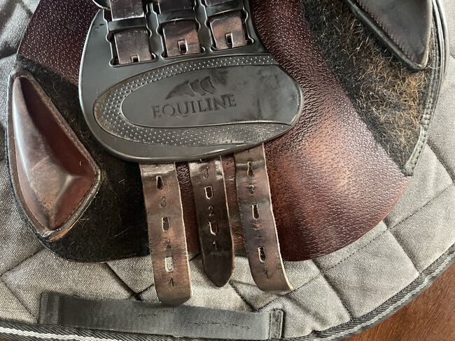 Equiline Springsattel Nick Skelton 17” braun, Equiline Nick Skelton, KDU, Jumping Saddle, Bergheim, Image 10