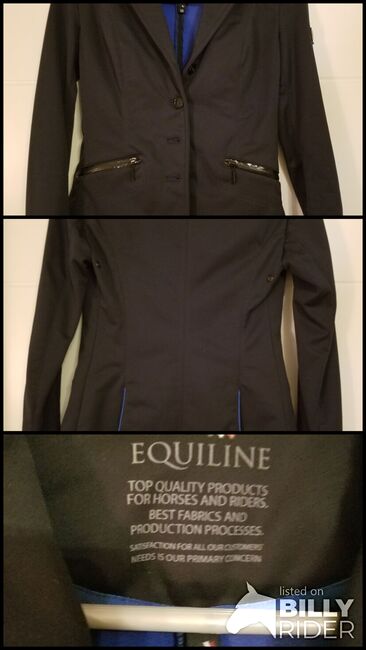 Equiline Turnierjacket, Softshell, Blau, gr. 38, Equiline , Gück, Turnierbekleidung, Selm-Bork, Abbildung 4