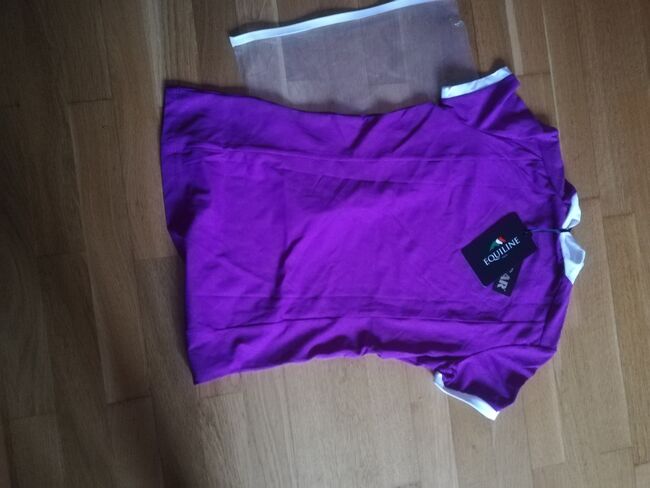 Equiline Turniershirt Turnierbluse Gr 34 XS lila violett, Equiline , Katrin, Turnierbekleidung, Hainbuch, Abbildung 4