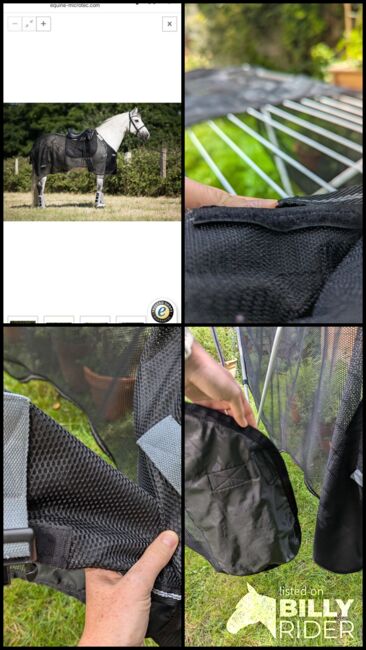 Fliegenausreitdecke Equine Microtec 145cm, Equine Microtec  Fliegenausreitdecke, Nina, Fly & Insect Control, Haar, Image 8