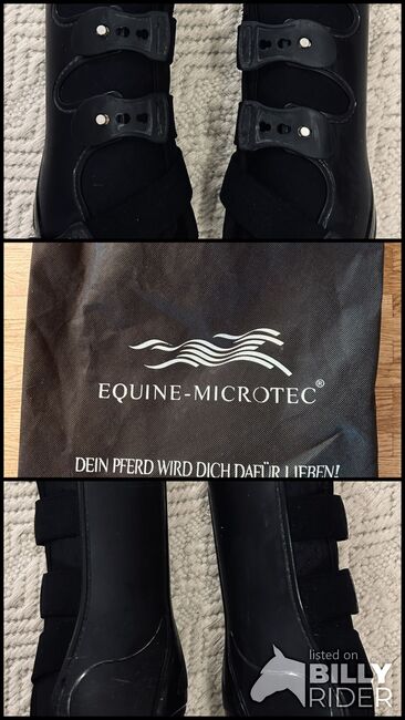 Equine-Microtec Gamaschen Dressur schwarz, Equine-Microtec, Julia, Tendon Boots, Greven, Image 4