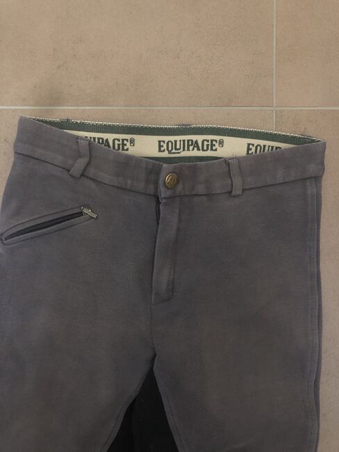 Equipage Vollbesatzreithose Farbe Grau/ Schwarz, Equipage , Claudia, Breeches & Jodhpurs, Manching, Image 2