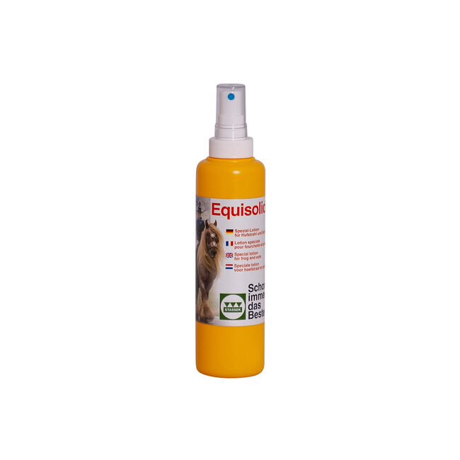 EQUISOLID Spezial-Lotion für Hufstrahl und Sohle, 250ml, Sprüher, Spezial-Lotion für den Hufstrahl und die Sohle, Una (Horse-design), Care Products, Rot am See