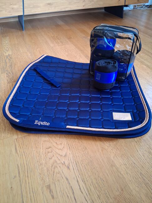 Equito Equestrian Schabracke Set, Equito Equestrian Dressurschabracke, Waltner Iris, Dressage Pads, Fischbachau