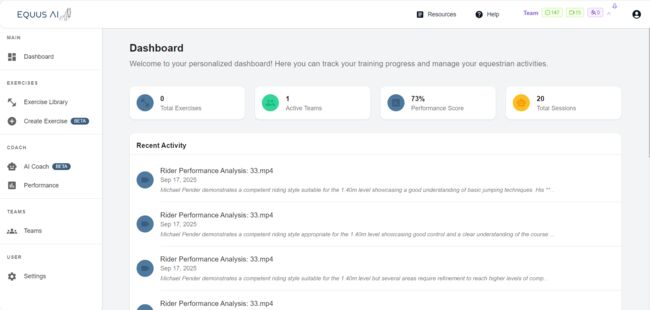 Equus AI /  Smart Coaching App Seeking Investor or Buyer, Equus AI, Axel Jobke, Aplikacje dla jeźdźców, Franvillers, Image 4