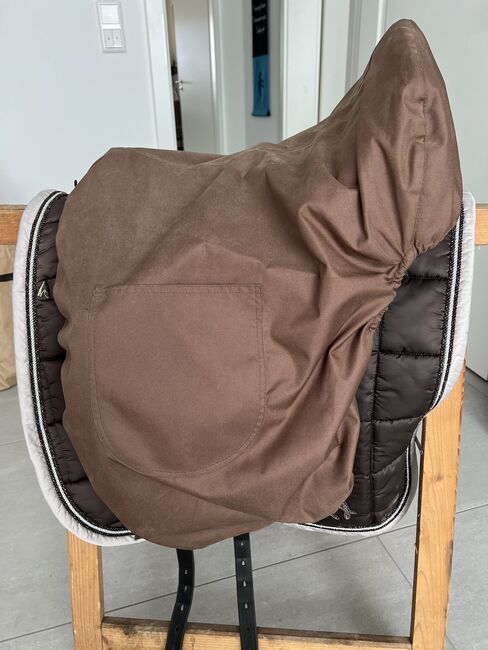 Ergo Saddlefit ESF Dressursattel 17" Monoblatt (wie Hennig ASP), Ergo Saddlefit ESF (Hennig) Platin Monoblatt, Gabriele Fiethen, Dressage Saddle, Zirndorf, Image 4