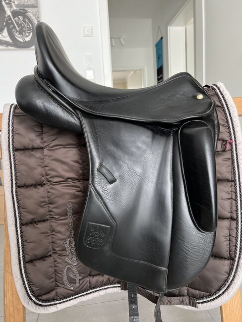 Ergo Saddlefit ESF Dressursattel 17" Monoblatt (wie Hennig ASP), Ergo Saddlefit ESF (Hennig) Platin Monoblatt, Gabriele Fiethen, Dressage Saddle, Zirndorf, Image 6