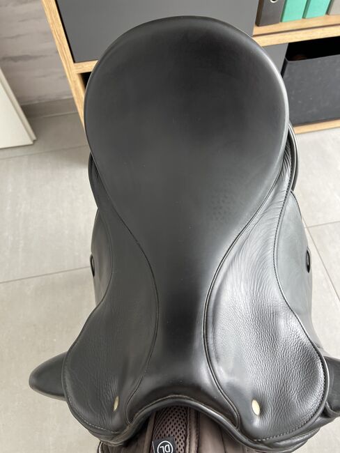 Ergo Saddlefit ESF Dressursattel 17" Monoblatt (wie Hennig ASP), Ergo Saddlefit ESF (Hennig) Platin Monoblatt, Gabriele Fiethen, Dressage Saddle, Zirndorf, Image 9