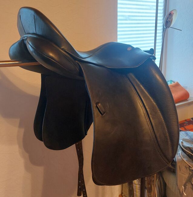 Eric Thomas Dressursattel Hannover 17,5", Eric Thomas  Hannover , Angela Fritz , Dressage Saddle, Halblech 