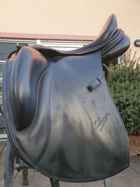 Erreplus Elena Dressursattel Pony 17,5" KW 33 schwarz, Erreplus Elena, Nadine, Dressage Saddle, Kenzingen , Image 2