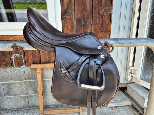 Erreplus JF Springsattel braun, Erreplus JF, Nastassja Graf, Jumping Saddle, Au, Image 2