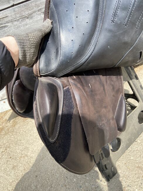 Erreplus Springsattel braun, Erreplus JD, Antonia Nietzold, Jumping Saddle, Riedering, Image 4