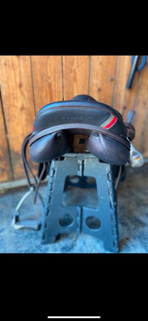 Erreplus Springsattel braun, Erreplus JD, Antonia Nietzold, Jumping Saddle, Riedering, Image 2