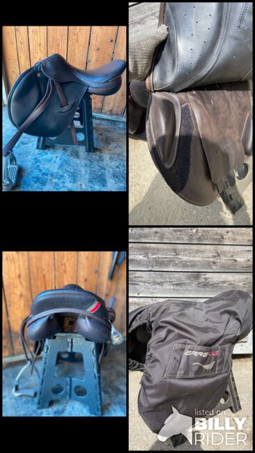 Erreplus Springsattel braun, Erreplus JD, Antonia Nietzold, Jumping Saddle, Riedering, Image 5