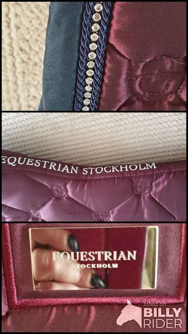 ES Merlot Crystal saddle pad, Equestrian Stockholm, Caz, Other Pads, Manchester, Image 4