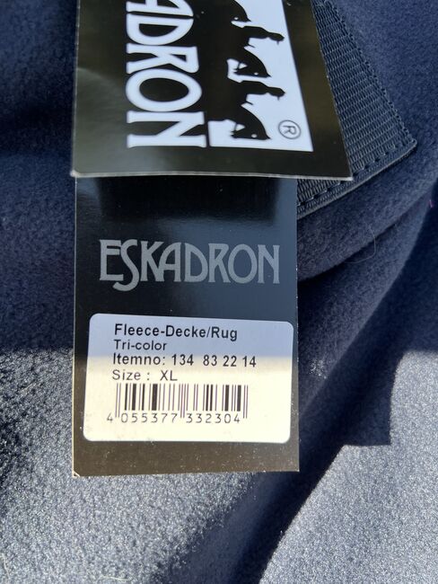 Eskadron - 2 Fleec Abschwitzdecken ( Tri Colore ) größe XL, Eskadron Tri Colore, Tom, Horse Blankets, Sheets & Coolers, Herne, Image 9